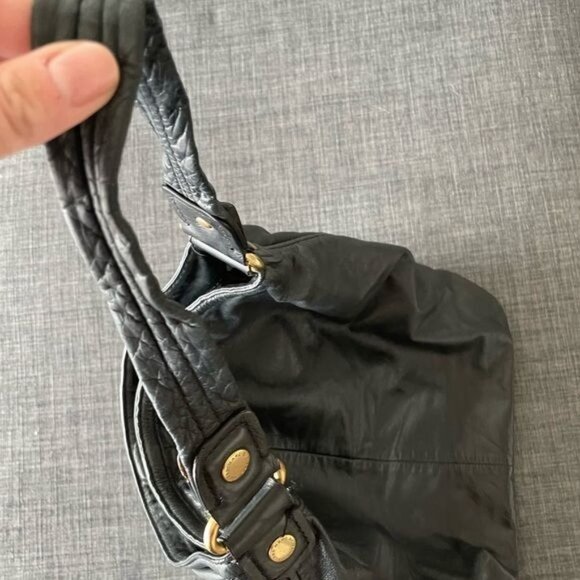 MARC BY MARC JACOBS Black Totally Turnlock Faridah Hobo Shoulder Bag - Picture 12 of 16